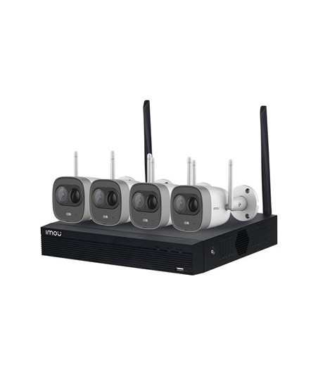 IMOU kit Wifi vidéosurveillance - Enregistreur vidéo 4 canaux WIFI 4 caméras 2 mégapixels
